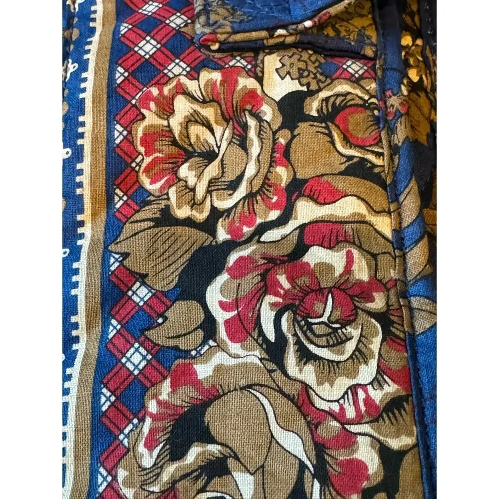 NWOT Vintage Americana by Sharif Quilted Floral Garment Bag Travel Suiter 1980s